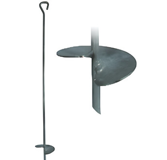 ANCRE MONOBLOC BRUT TIGE 850 MM DIAM 12 DISQ DIAM 120