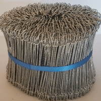 LIENS 2 BOUCLES GALVA 8CM PAQUET DE 5000
