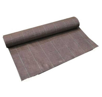 TOILE HORS SOL MARRON 130GR 1M05X100ML /M2