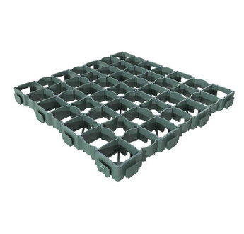 NIDAGRASS IG040 NOIRE 500X500 4CM / PLAQUE
