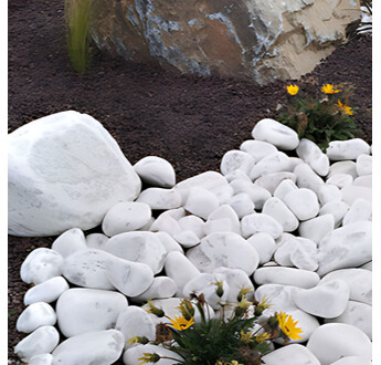 GALET BLANC CARRARE 40/60MM BB/T