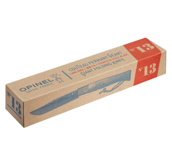 COUTEAU OPINEL N°13 FERMANT GEANT INOX MANCHE HETRE