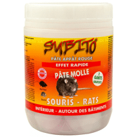 SUBITO BONIRAT PATE FRAICHE ROUGE SACHET 10G CONTRE RAT ET SOURIS SEAU 5KG