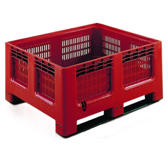 GEOBOX ALLIBERT 373L 27401 FOND ET PAROIS AJOURES 2 SEMELLES COLORIS BRUN-ROUGE