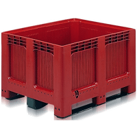 GEOBOX ALLIBERT 373L 27405 FOND ET PAROIS AJOURES 3 SEMELLES COLORIS BRUN-ROUGE