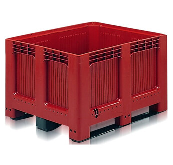 GEOBOX ALLIBERT 373L 27405 FOND ET PAROIS AJOURES 3 SEMELLES COLORIS BRUN-ROUGE