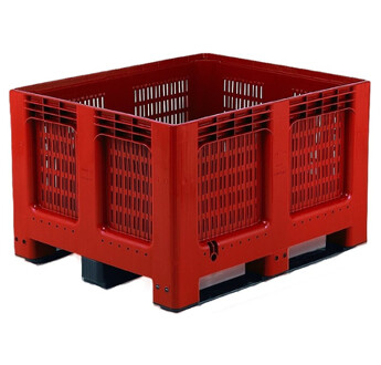 GEOBOX ALLIBERT 543L 27605 FOND ET PAROIS AJOURES 3 SEMELLES COLORIS BRUN-ROUGE