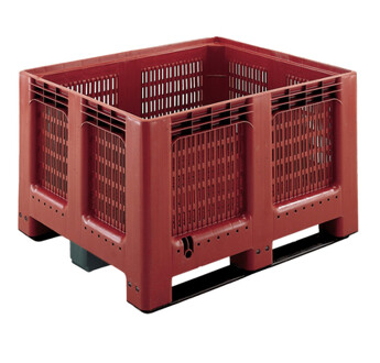 GEOBOX ALLIBERT 543L 27601 FOND ET PAROIS AJOURES 2 SEMELLES COLORIS BRUN-ROUGE
