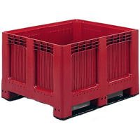 GEOBOX ALLIBERT 543L 27600 FOND ET PAROIS PLEINS 2 SEMELLES COLORIS BRUN-ROUGE