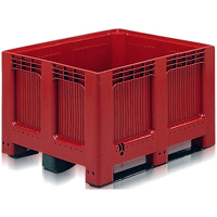 GEOBOX ALLIBERT 543L 27604 FOND ET PAROIS PLEINS 3 SEMELLES COLORIS BRUN-ROUGE