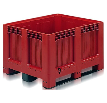 GEOBOX ALLIBERT 543L 27604 FOND ET PAROIS PLEINS 3 SEMELLES COLORIS BRUN-ROUGE