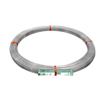 FIL A VIGNE ACIER ZINC ALU CRAPAL 2 TAILLE RASE MECANISEE 3.0MM 450M BOBINE 25KG