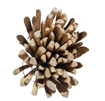 CLOTURE GANIVELLE ACACIA 1M50 X 10ML ESP 4/6CM LATTES SCIEES