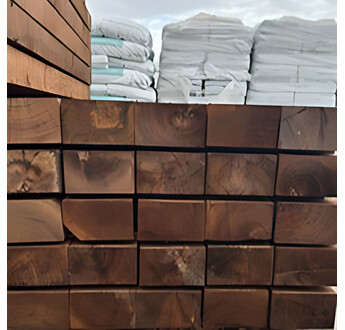 TRAVERSE NEUVE CHENE IMPREGNEE MARRON 20X12X2M60