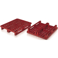 PALETTE ALLIBERT 3F303 1000X1200 COLORIS BRUN-ROUGE