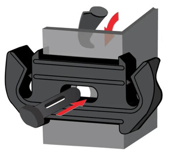 BARRETTE KEEPFIL 35 MISTRAL POUR CORNIERE 35MM CARTON DE 700U /100