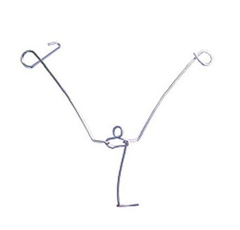ECARTEUR INOX DIAM 2.7 CORNIERE 35X35X3.2 450MM /100