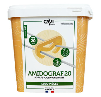 AGRAFE VIGNE AMIDOGRAF DIAM20MM SEAU2700