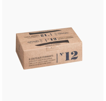 COUTEAU OPINEL N°12 VRN CARBONE BLISTER
