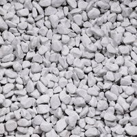 GALET BLANC CARRARE 15/25MM SAC25