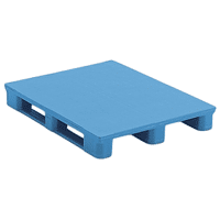 PALETTE ALLIBERT 3M302 3 SEMELLES 1000X1200 AVEC REBORD 7MM COLORIS