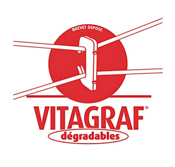 AGRAFE VIGNE VITAGRAF DIAM20MM DEGRADABLE BLANCHE SEAU3000