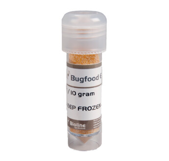 BUGFOOD E OEUFS STERILISES EPHESTIA KUEHNIELLA TUBE 10G