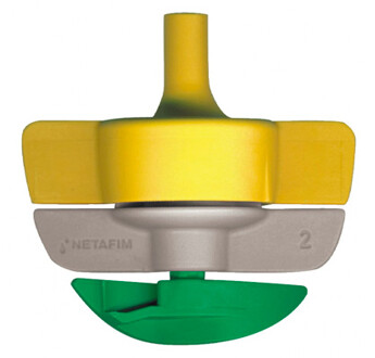 AQUA SPINNET 200 L/H TURBINE VERTE - BUSE JAUNE