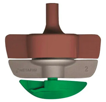 AQUA SPINNET 160 L/H TURBINE VERTE - BUSE MARRON