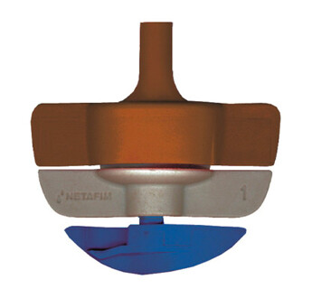 AQUA SPINNET 160 L/H TURBINE BLEUE - BUSE MARRON