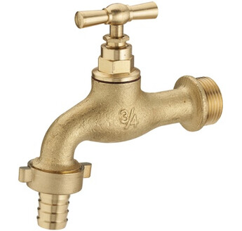 AQUA ROBINET FIL 3/4 AVEC RACCORD AU NEZ 3/4