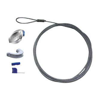 G PACK KIT AMARRAGE WOOD GRIPPLE MEDIUM + CABLE DIAM 3MM 2.5M CHARGE 400KG L'UNITE