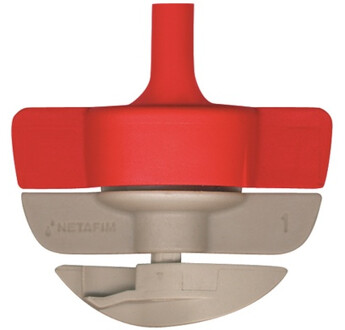 AQUA SPINNET 120 L/H TURBINE GRISE - BUSE ROUGE