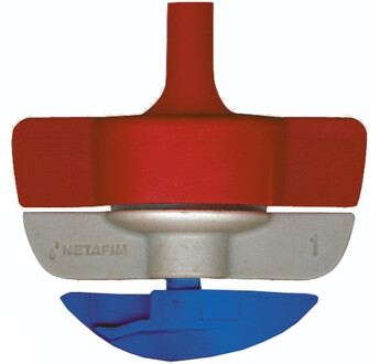 AQUA SPINNET 120 L/H TURBINE BLEUE - BUSE ROUGE