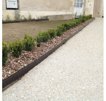 VOLIGE ALU NATUREL HT 100MM X 3MM L2M30 + 3 PIEUX+ 3 ECLISSES