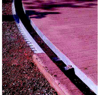 VOLIGE EQUERRE BORDURE ALU ROUTE HT 50MM X 45MM L2M30 + 5 CLOUS
