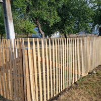 CLOTURE GANIVELLE ACACIA 0M60 X 10ML ESP 4/6CM LATTES SCIEES