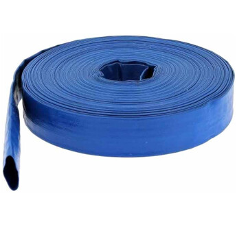 AQUA FLEXIBLE REFOULEMENT PLAT/FLAT BLEU - DN 50 - 2 - 4,4 BARS - 100 M