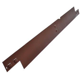 VOLIGE PLANE ACIER GALVA MARRON HT 100 MM X 2 MM L2M00