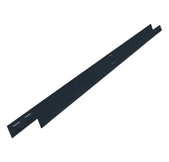 VOLIGE PLANE ACIER GALVA NOIR HT 100 MM X 2 MM L2M00
