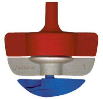 SPINNET 120L/H TURBINE BLEUE BUSE ROUGE /P