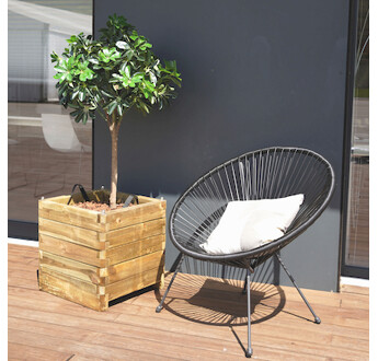 BAC BOIS OLEA 50X50X50 4,5CM 60L