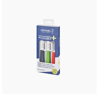 COUTEAU OPINEL COFFRET TRIO ESSENTIEL+