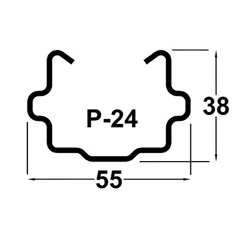 PIQUET GALVA POSVIMAN 2M50 P24 Z275 EP1.5MM ENCOCHE ZCH