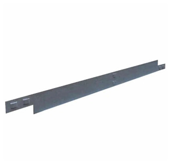 VOLIGE PLANE ACIER GALVA GRIS HT 150 MM X 2 MM L2M00