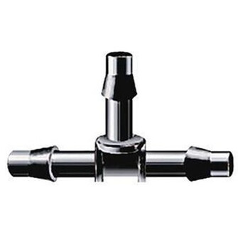 AQUA TE 90° CANNELE 4X6 POUR MICROTUBE - PAR 10