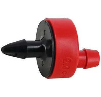 AQUA GOUTTEUR AUTOREGULANT/AUTOPERCANT 8 L/H ROUGE (SACHET DE 25)