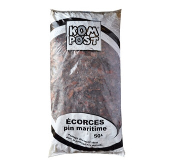 ECORCE DE PIN MARITIME 25/40 SAC50L