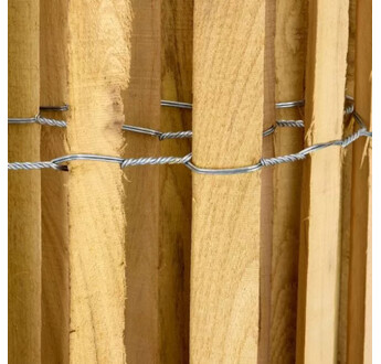 CLOTURE GANIVELLE ACACIA 1M50X5ML ESP 4/6CM LATTES SCIEES