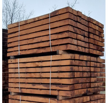 TRAVERSE NEUVE CHENE IMPREGNEE MARRON 20X12X2M00